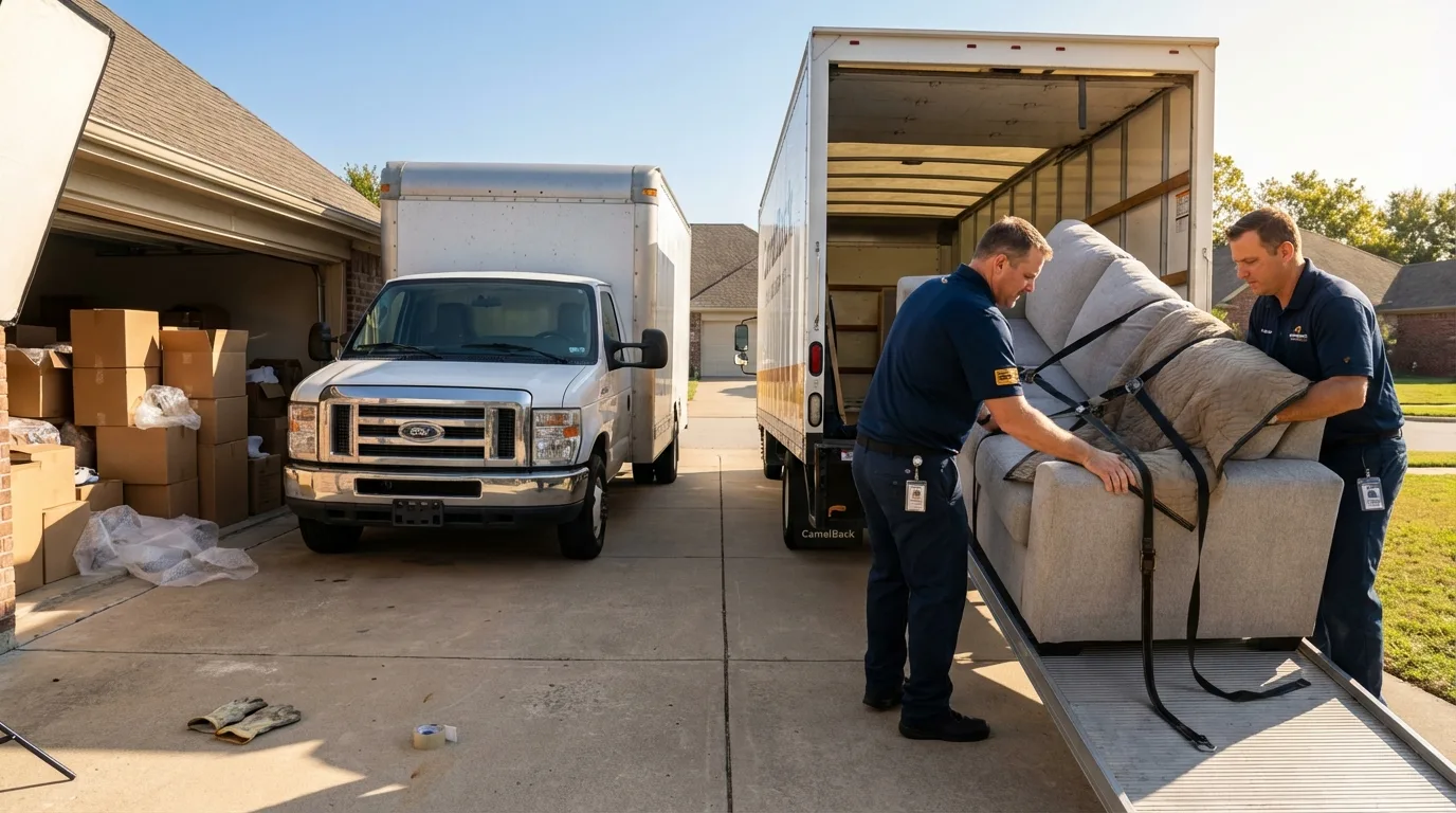 DIY truck vs professional crew comparison in La Porte City