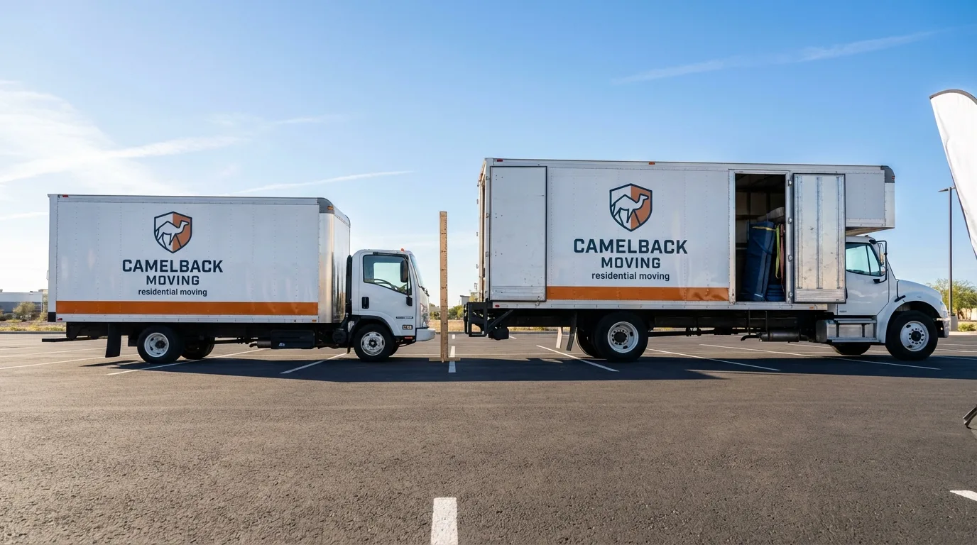 Moving truck size capacity guide in La Porte City